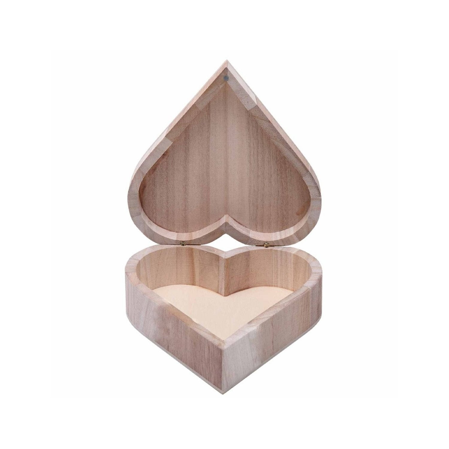 Cutie de lemn inimă personalizabilă - Cadouri Personalizate
