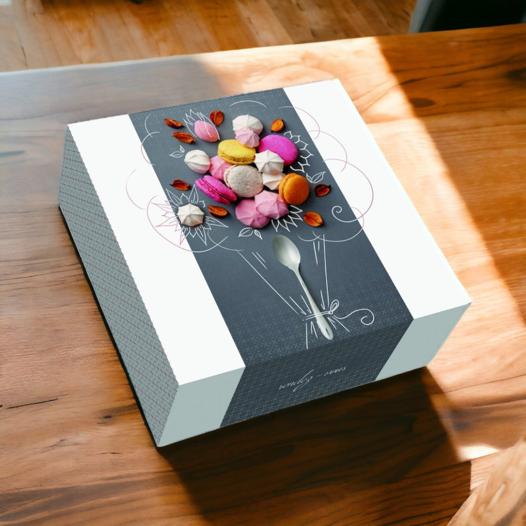 Cutii fursecuri 18x18x8 cm - 50 buc - Cadouri Personalizate
