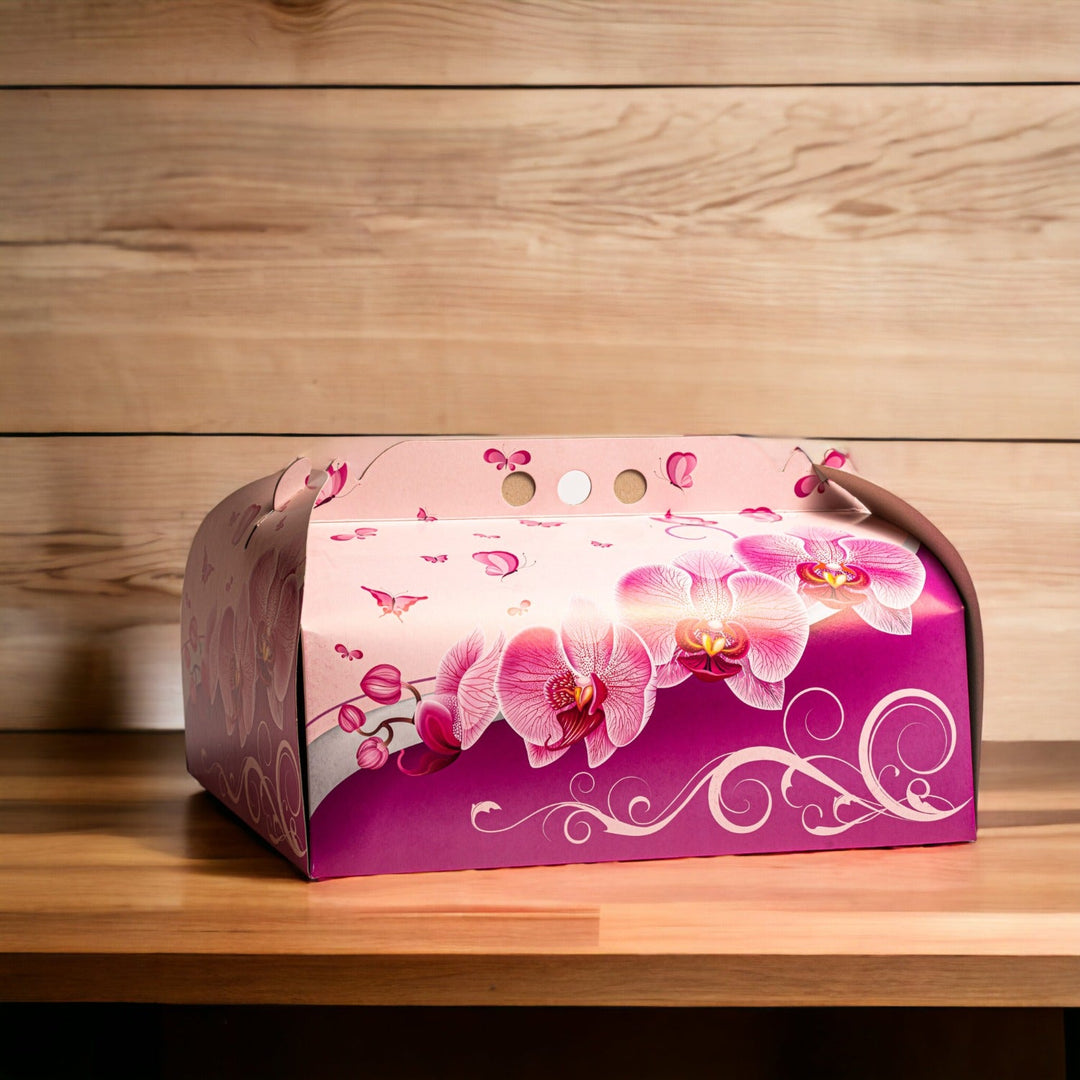 Cutii tort carton orhidee 30x30 cm - 25 buc - Cadouri Personalizate