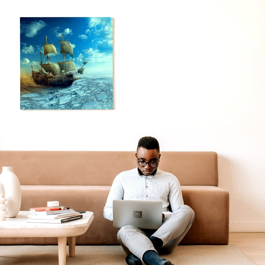 Decorațiune perete canvas "Boat" - Cadouri Personalizate
