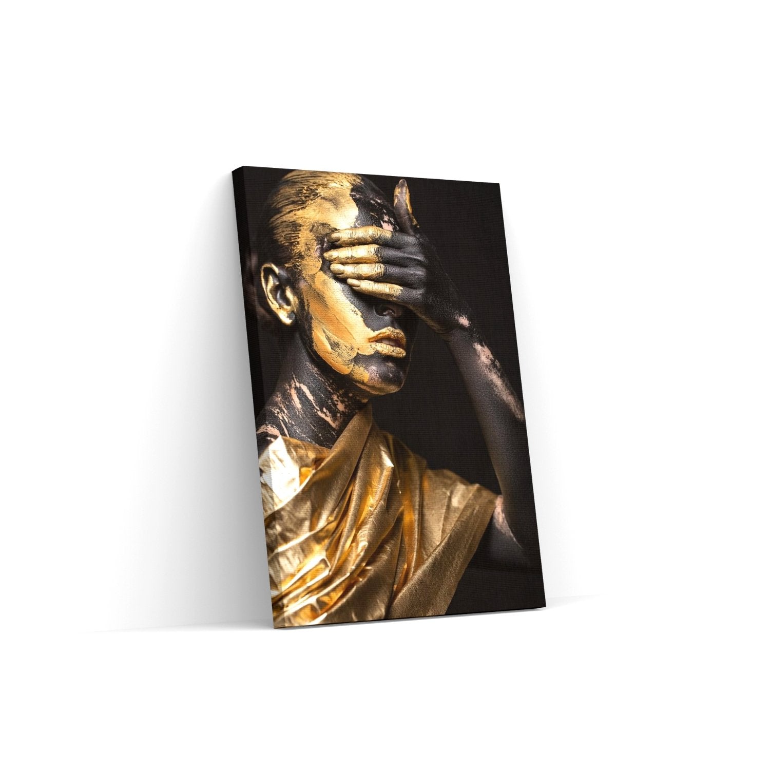 Decorațiune perete canvas "Gold Girl" - Cadouri Personalizate