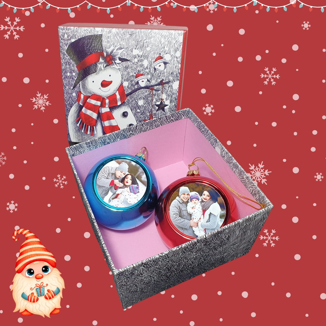 Globuri personalizate în cutie - duo box