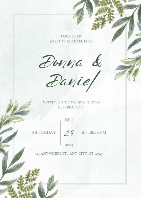 Invitația de Nuntă Digitală Eternity IV - Atelier Magic