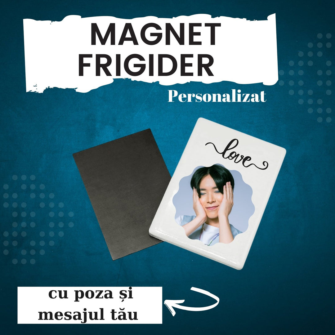 Magnet de frigider din ceramică - Cadouri Personalizate 