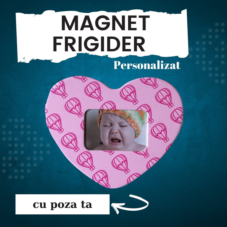 Magnet frigider inserție foto - Cadouri Personalizate 
