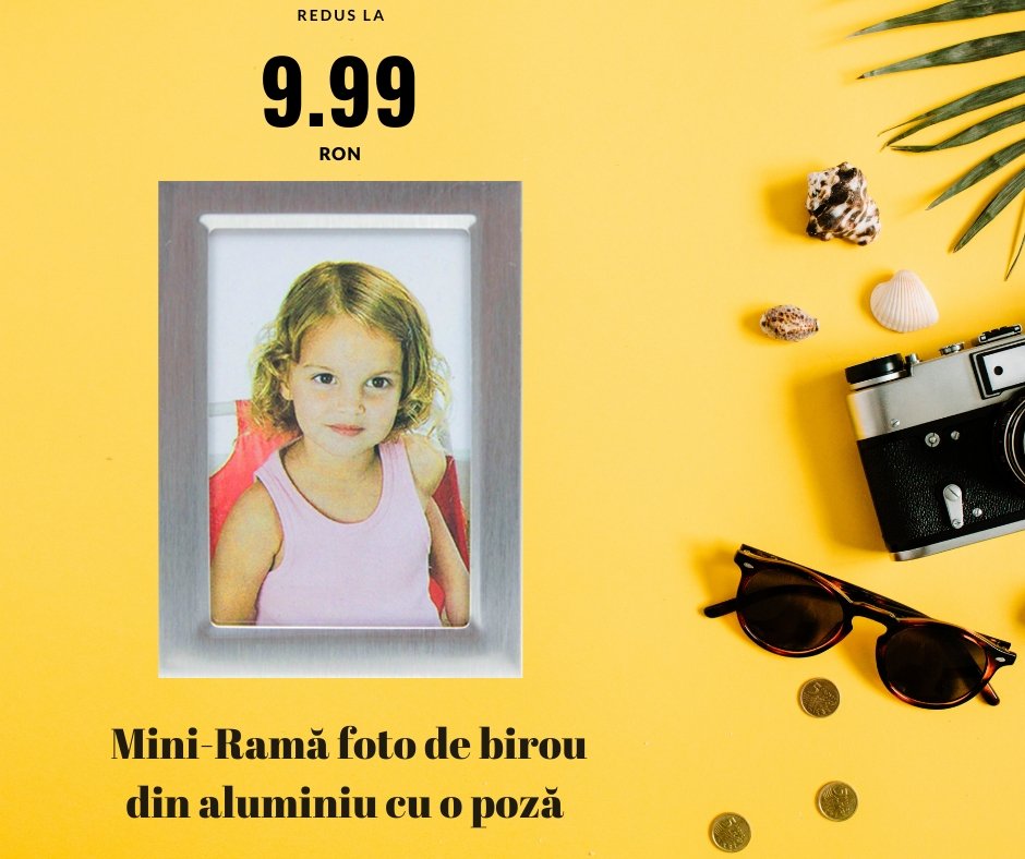 Mini Rama foto aluminiu - Cadouri Personalizate 