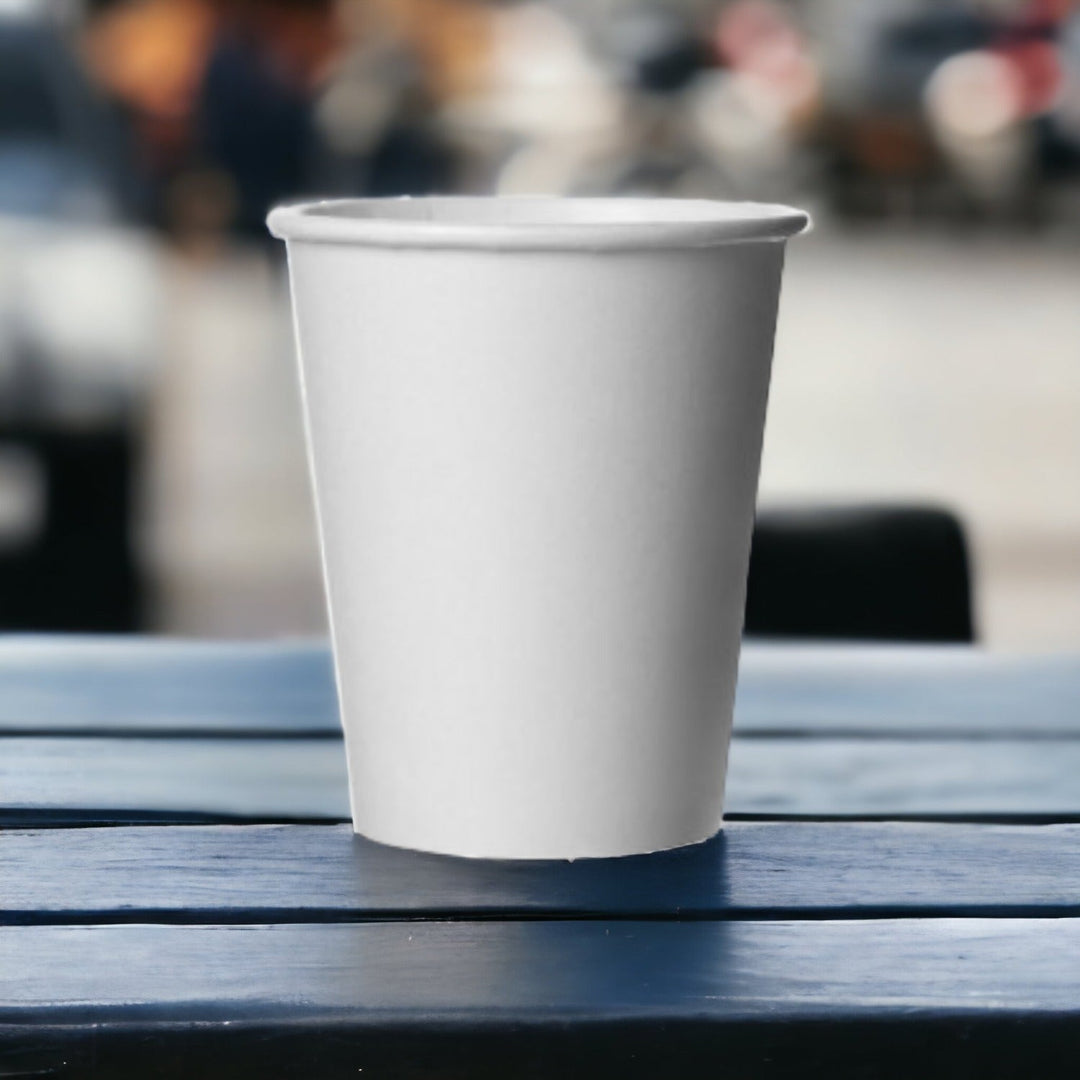 Pahar carton 7 OZ alb - 50 buc - Cadouri Personalizate
