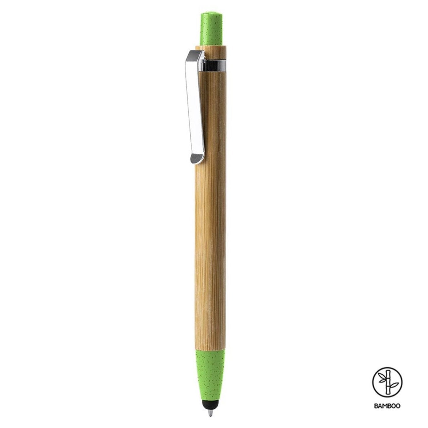 Pix din bambus si fibră de grâu cu stylus Personalizat
