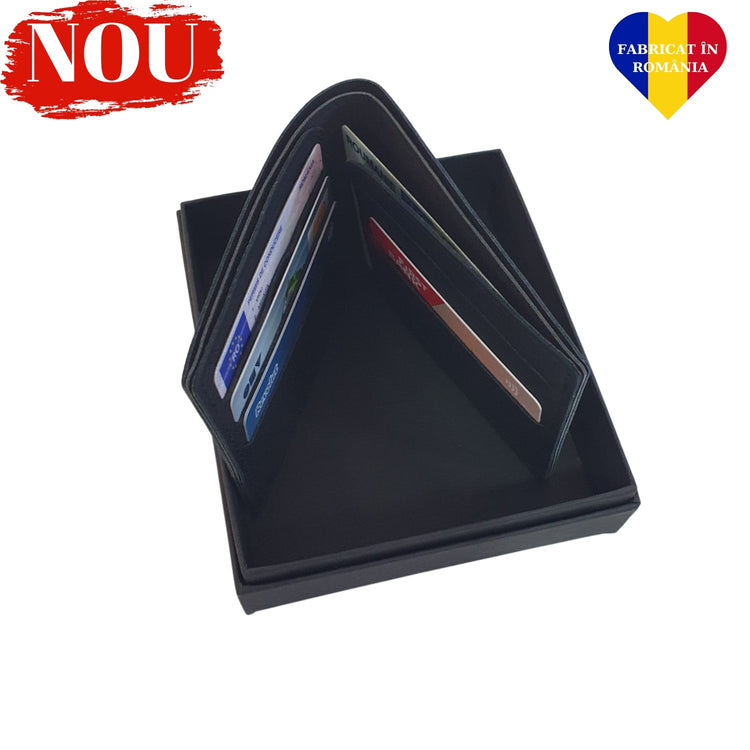 Portofel bărbătesc din piele personalizat - Cadouri Personalizate
