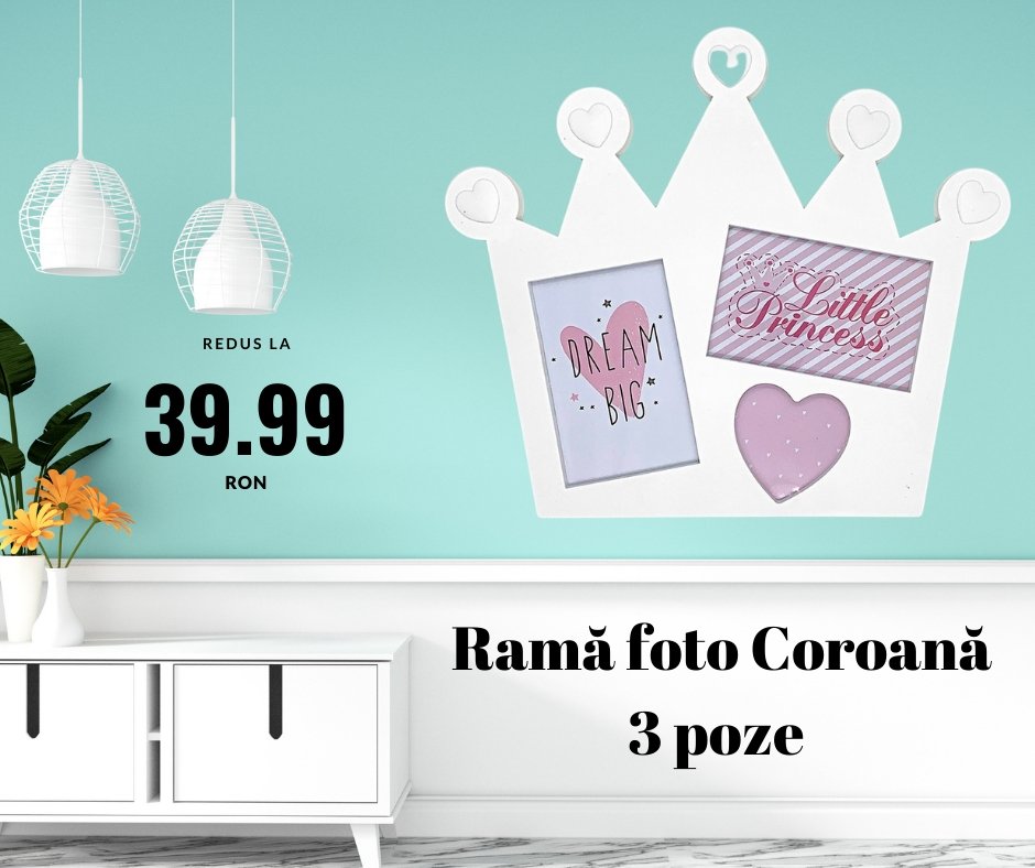 Rama foto colaj COROANA 3 poze - Cadouri Personalizate
