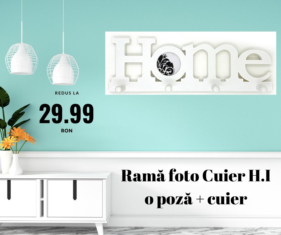 Rama foto cuier HOME 1 poza - Cadouri Personalizate