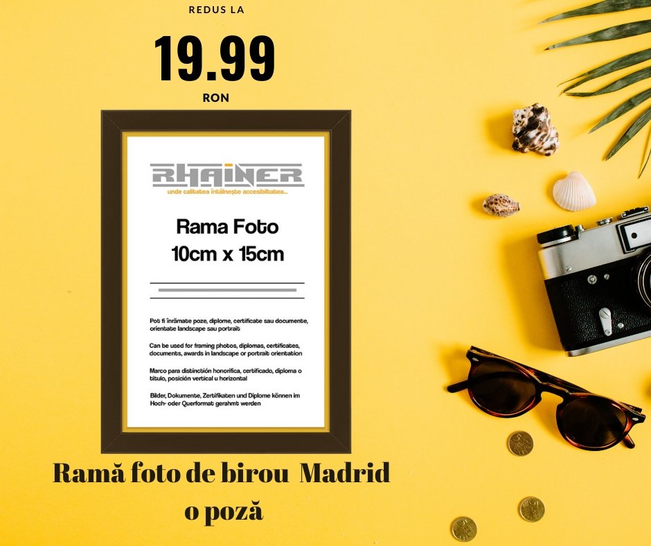 Rama foto Madrid - Cadouri Personalizate