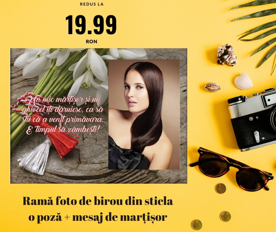 Rama foto sticla MARTISOR 1 - Cadouri Personalizate
