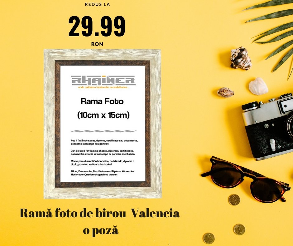 Rama foto Valencia - Cadouri Personalizate