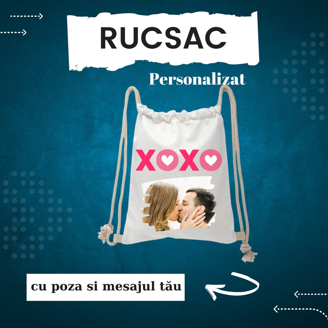 Rucsac poliester satinat Personalizat - Cadouri Personalizate