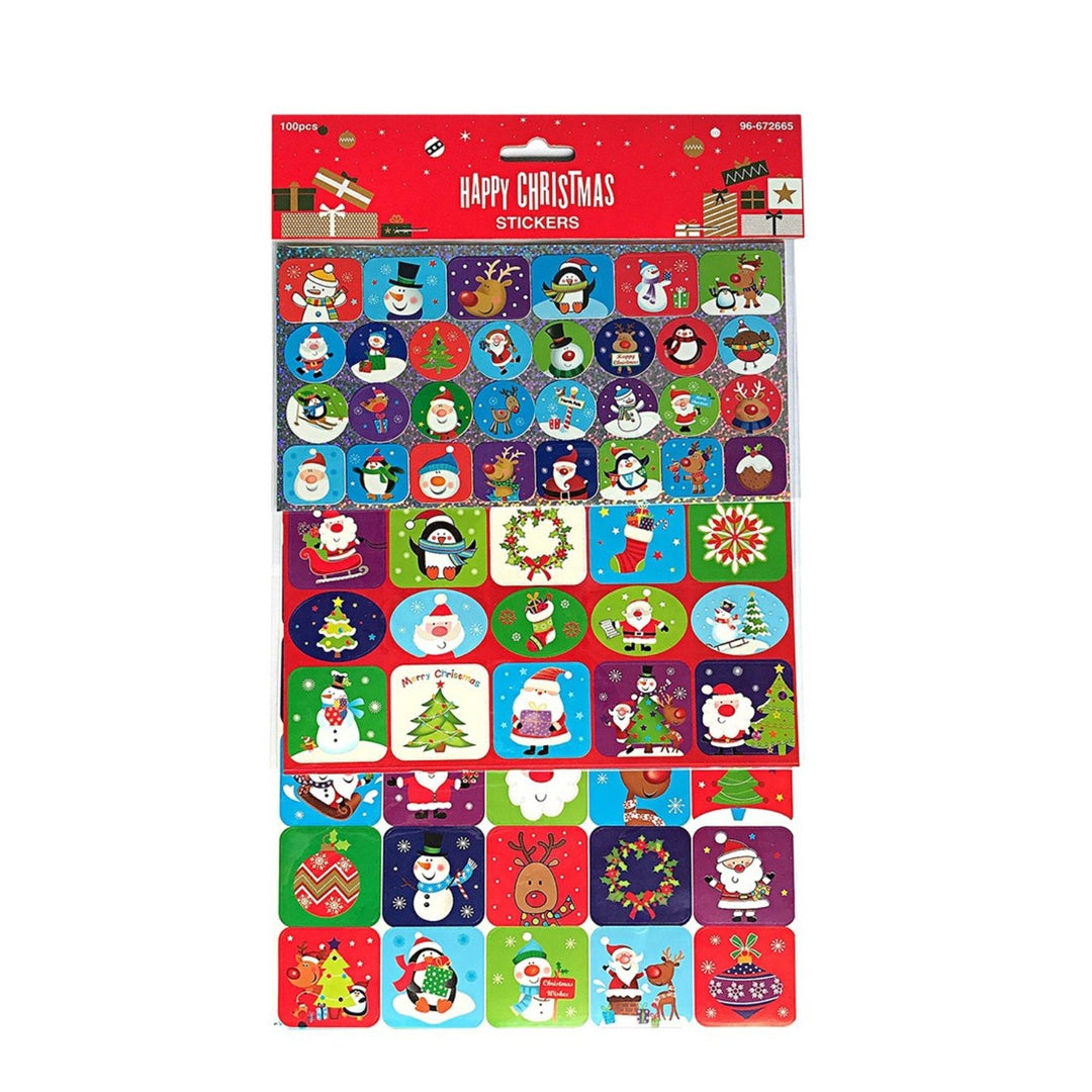 Stickere Crăciun - 100 buc - Cadouri Personalizate