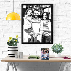 Tablou gravat cu poza ta - Cadouri Personalizate