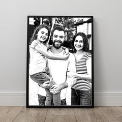 Tablou gravat cu poza ta - Cadouri Personalizate