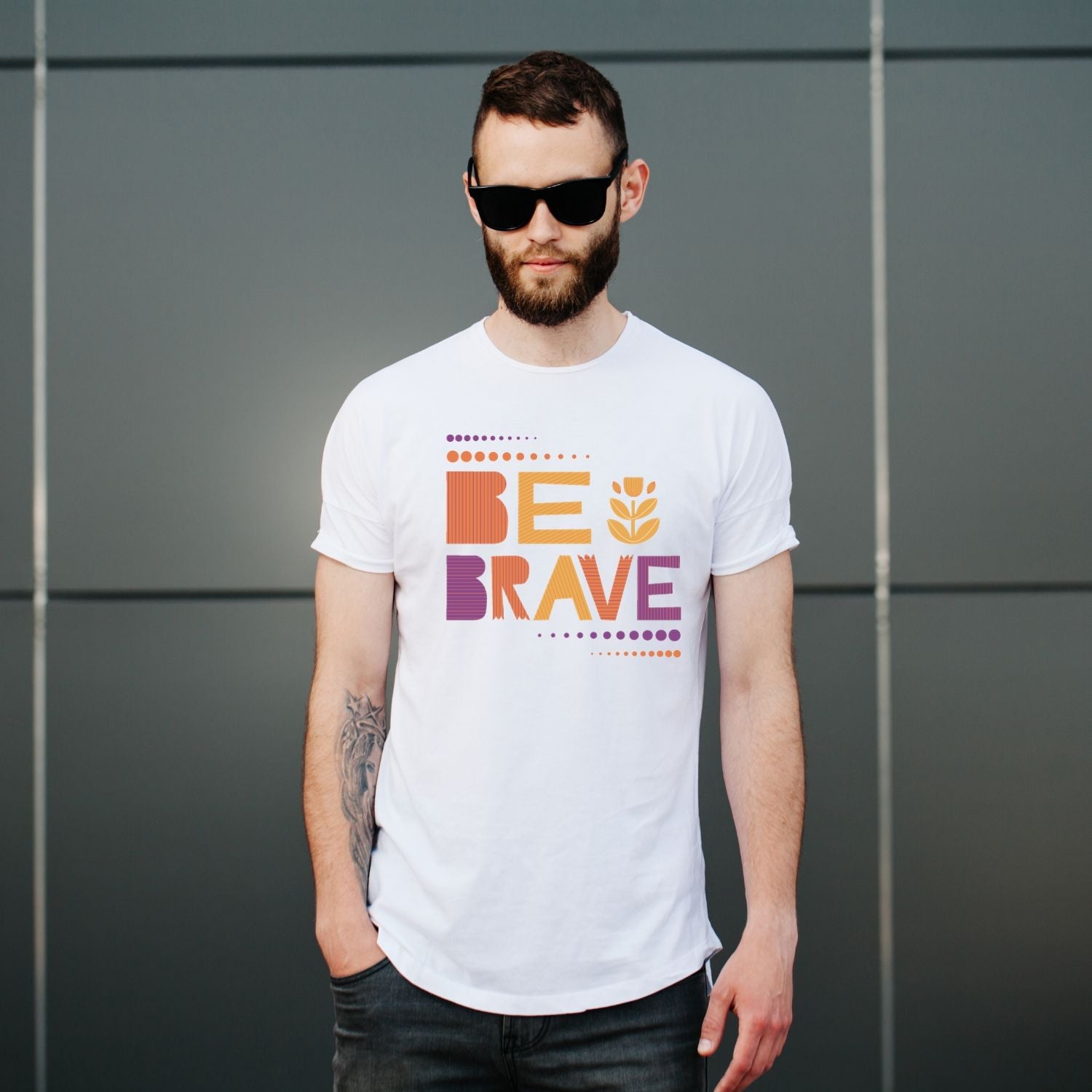 Tricou "be brave" - Cadouri Personalizate