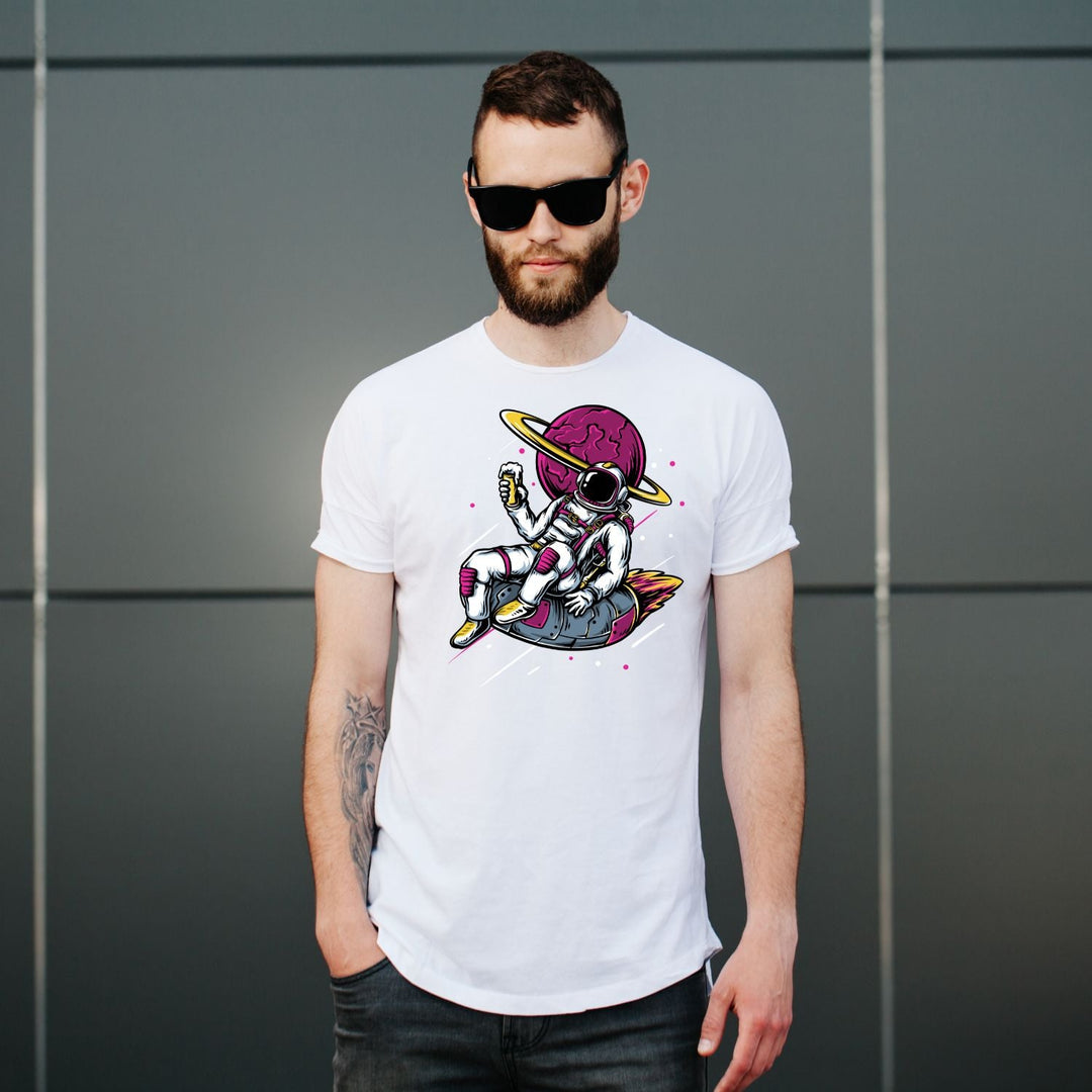 Tricou "chilling astronaut" - Cadouri Personalizate