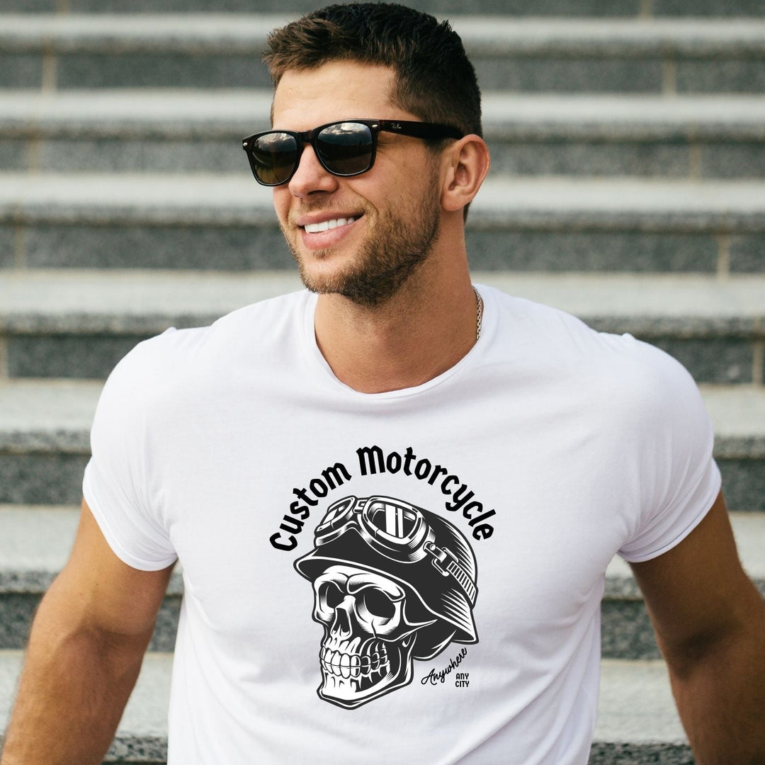 Tricou "custom motorcycle" - Cadouri Personalizate