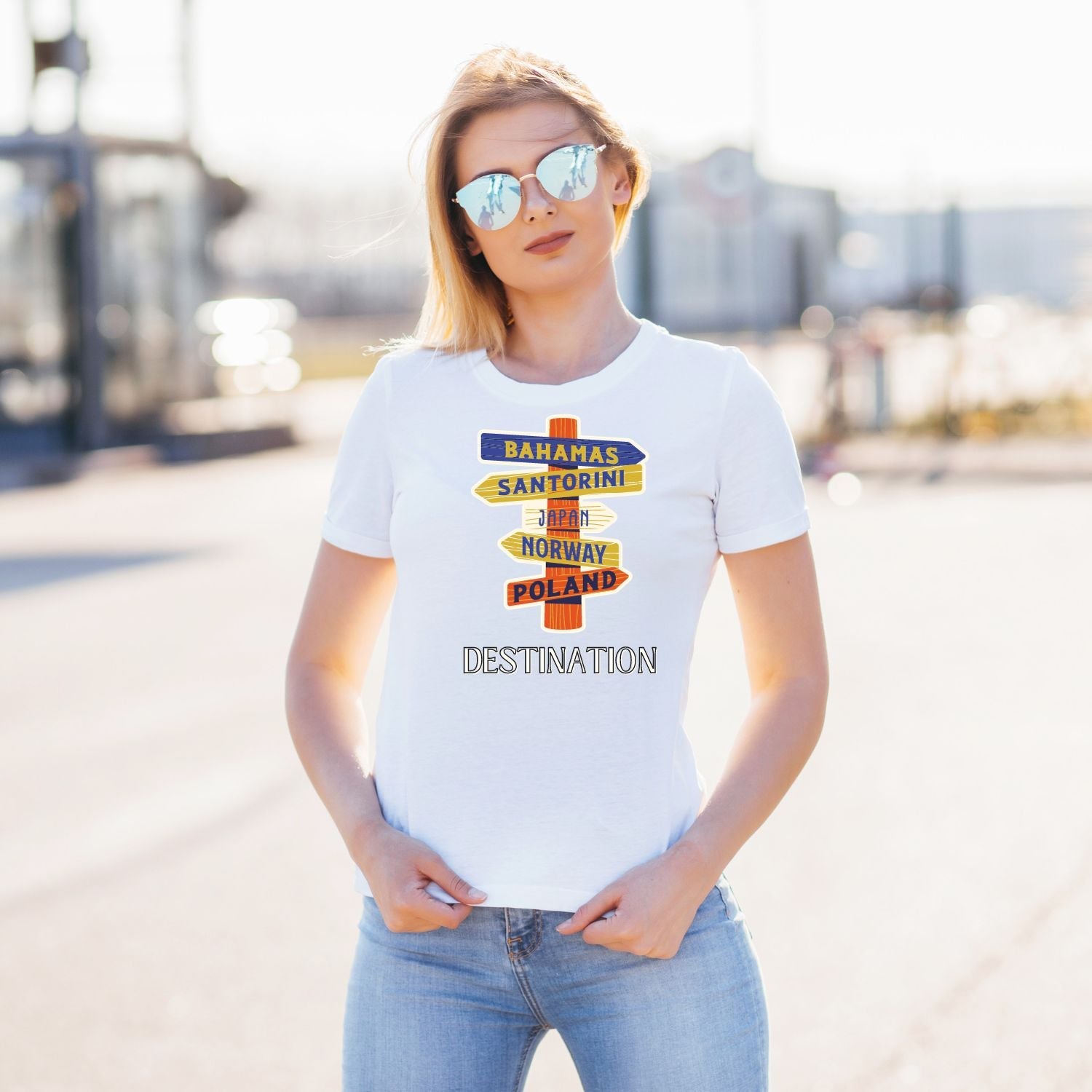 Tricou "destination" - Cadouri Personalizate