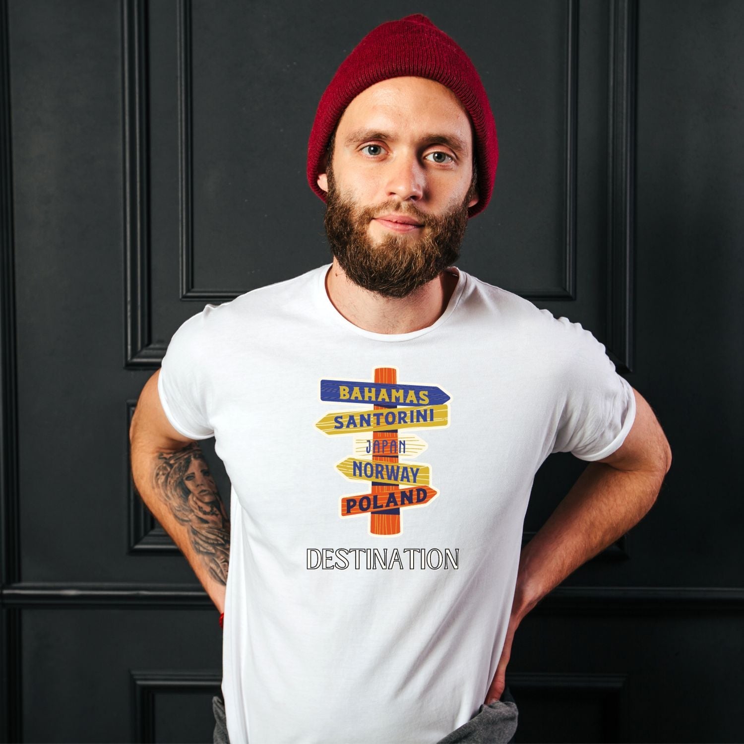 Tricou "destination" - Cadouri Personalizate