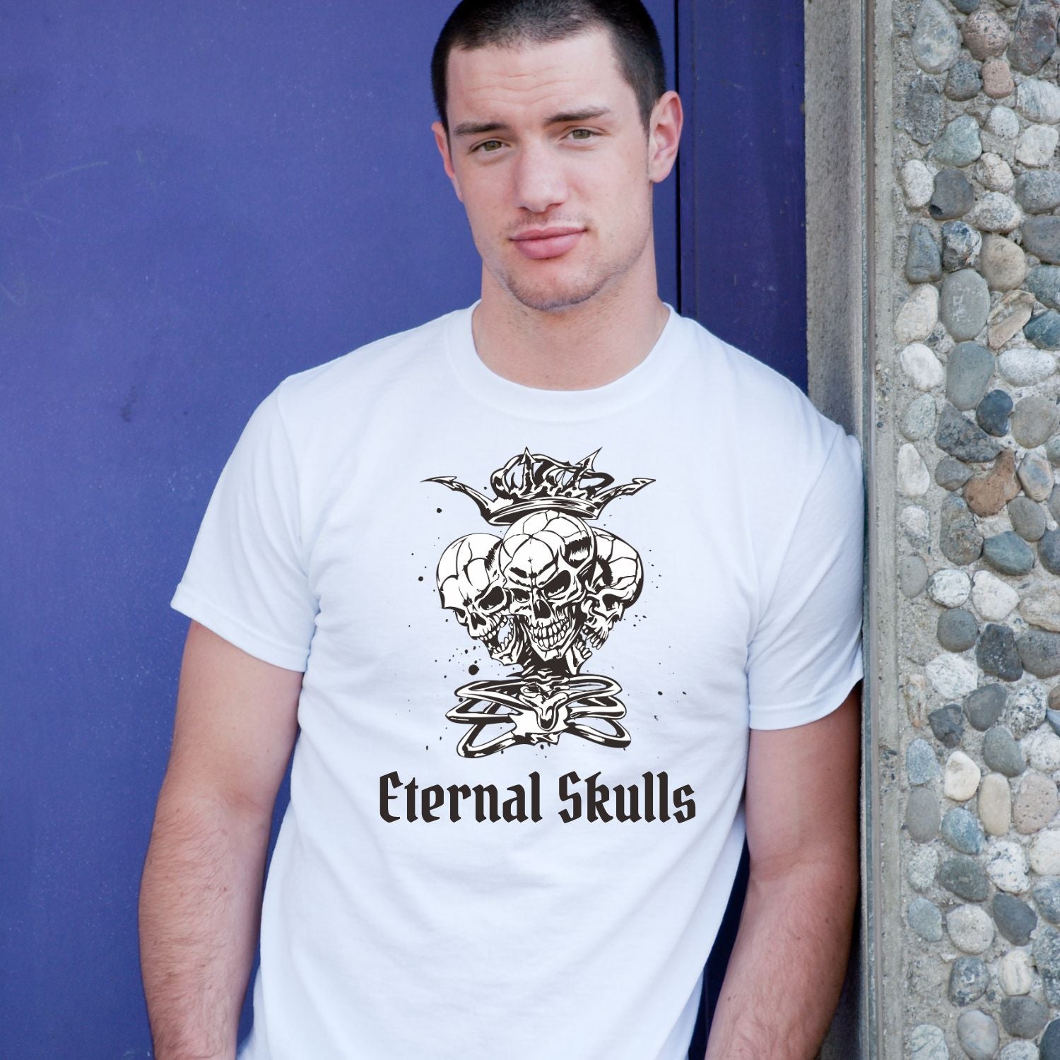 Tricou "eternal skulls" - Cadouri Personalizate