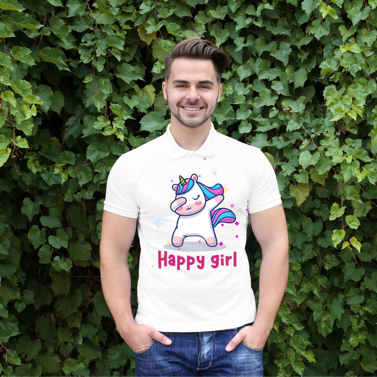 Tricou "happy girl" - Cadouri Personalizate