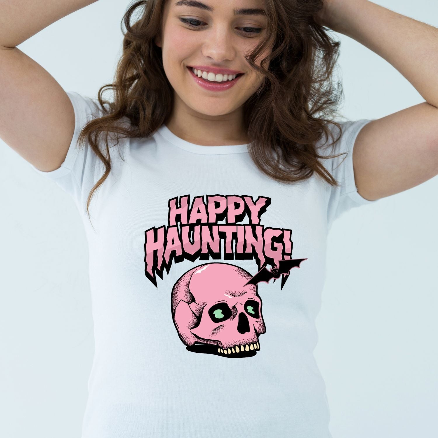Tricou "happy haunting" - Cadouri Personalizate