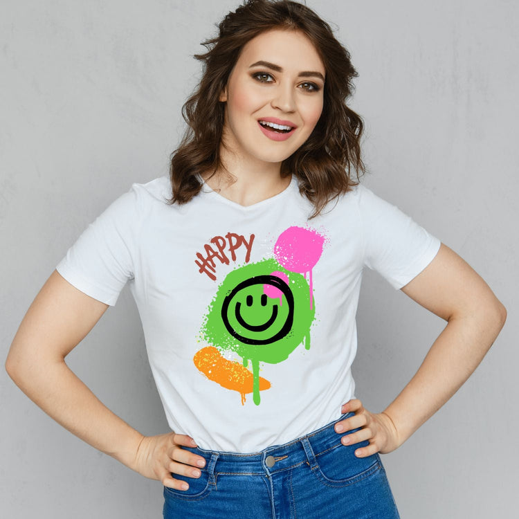 Tricou "happy smile" - Cadouri Personalizate