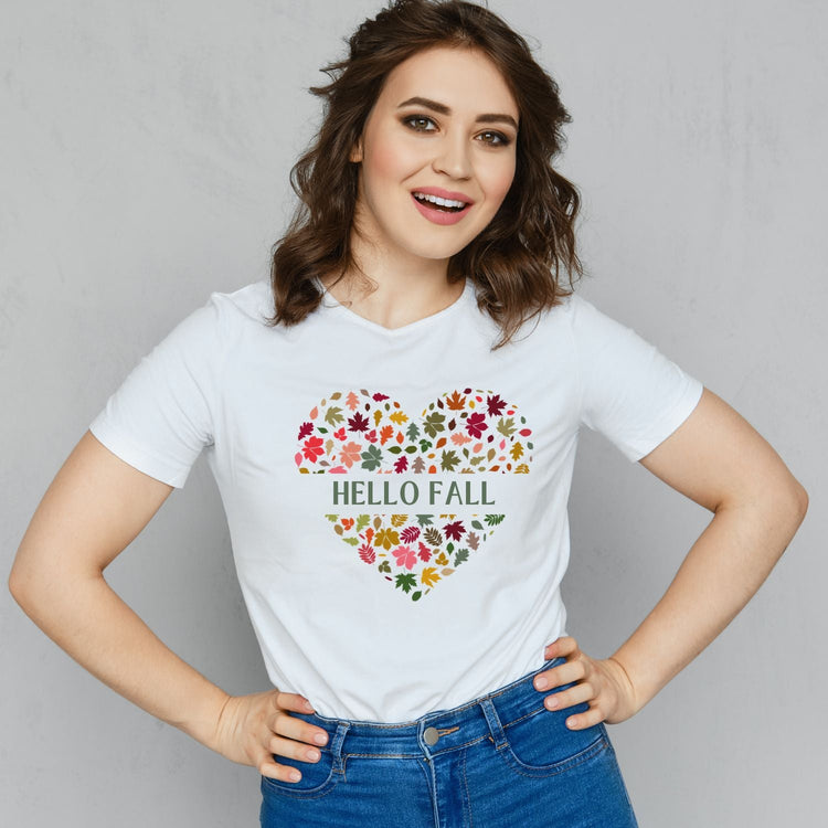 Tricou "hello fall" - Cadouri Personalizate