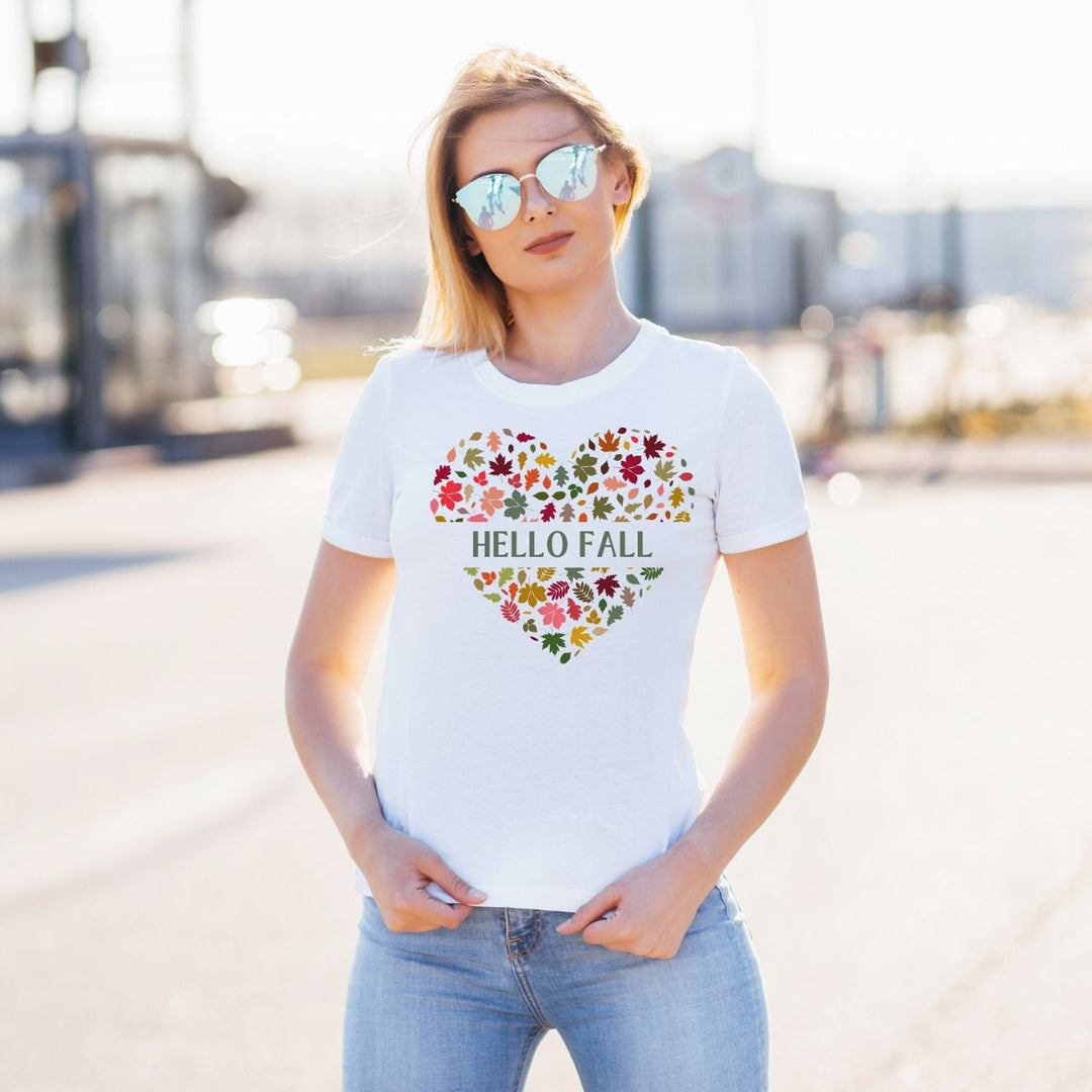 Tricou "hello fall" - Cadouri Personalizate