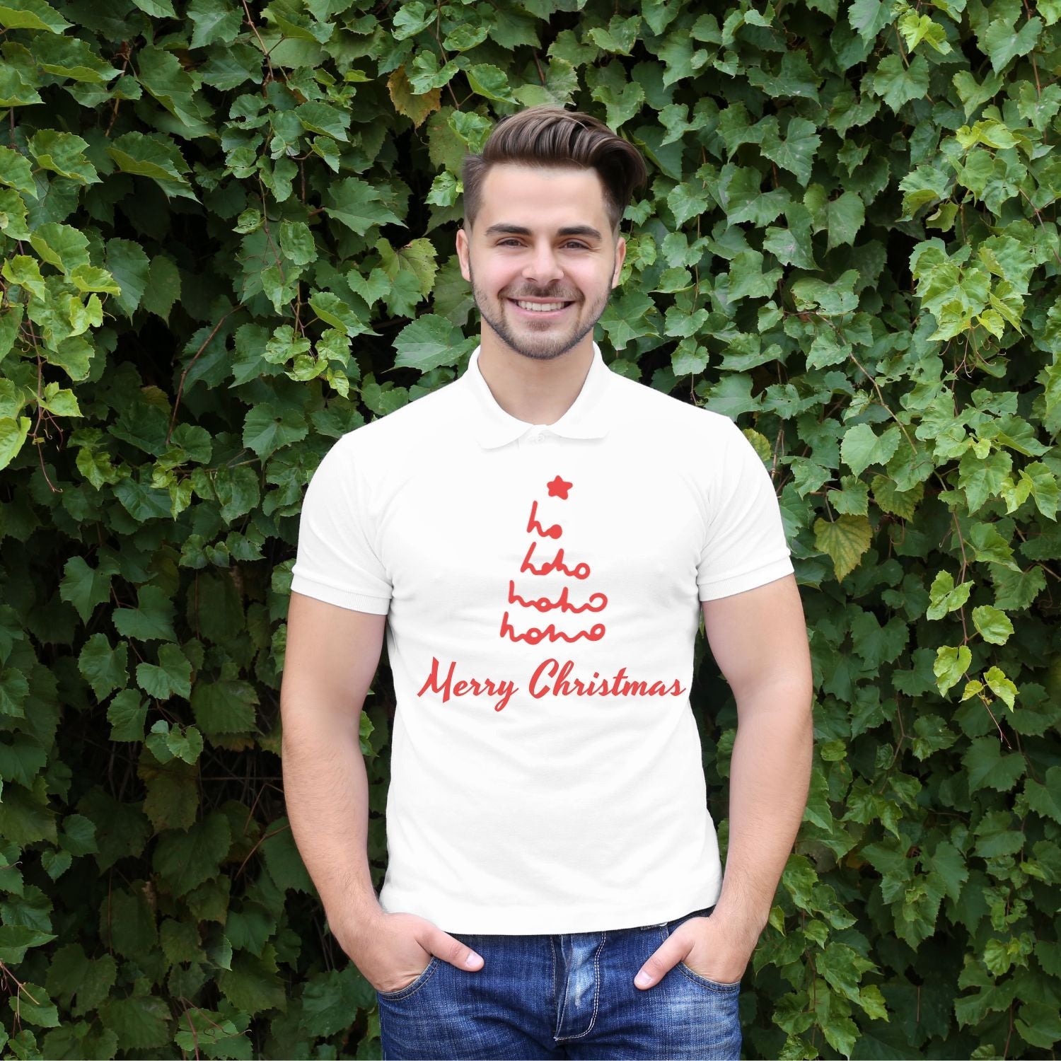 Tricou "ho ho ho Merry Christmas" - Cadouri Personalizate