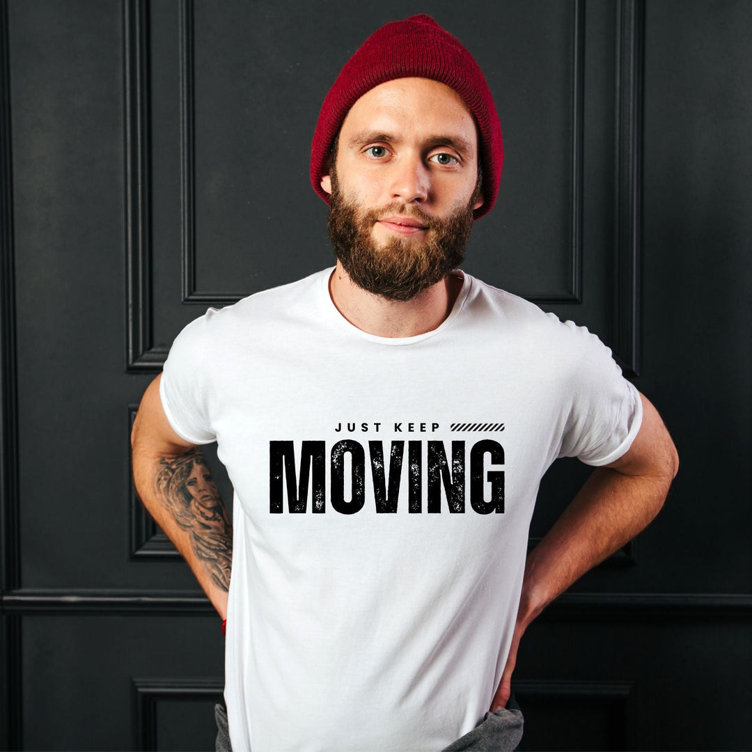 Tricou "just keep moving" - Cadouri Personalizate