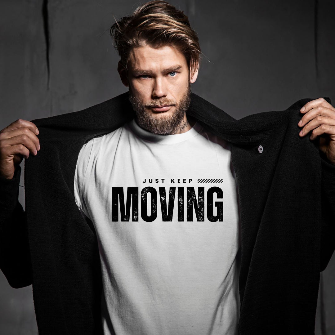 Tricou "just keep moving" - Cadouri Personalizate