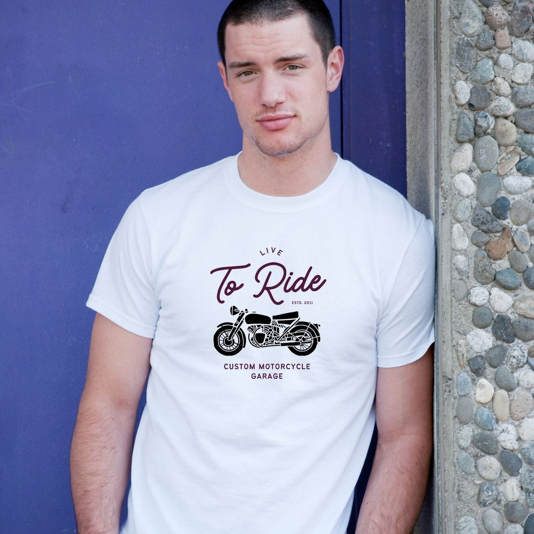 Tricou Live to ride - Cadouri Personalizate