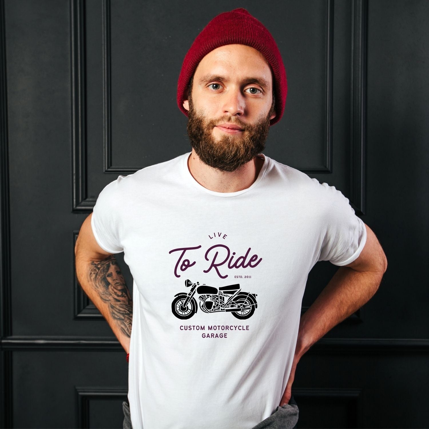 Tricou Live to ride - Cadouri Personalizate