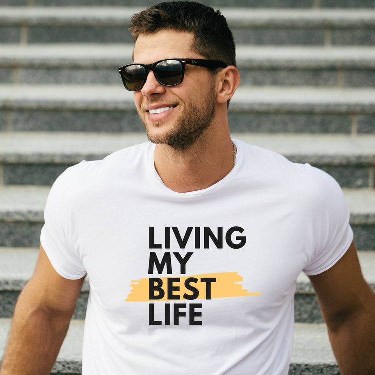 Tricou "living my best life" - Cadouri Personalizate