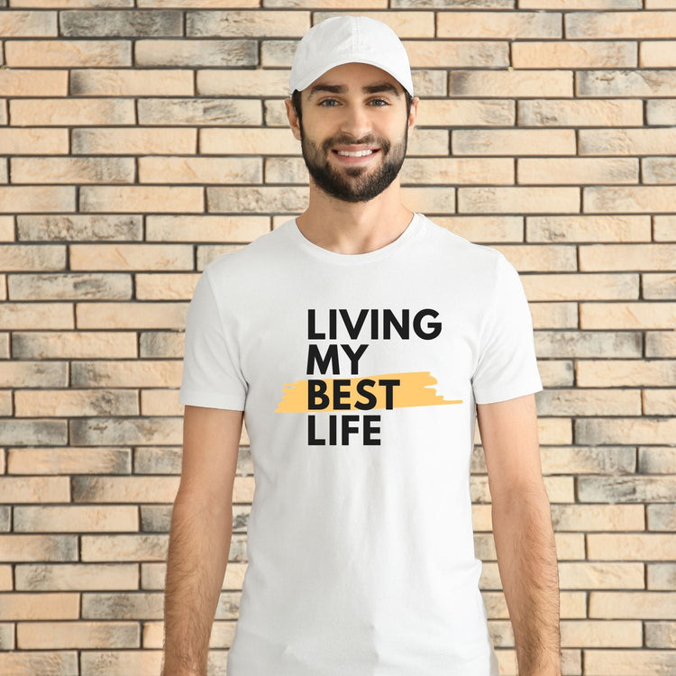 Tricou "living my best life" - Cadouri Personalizate