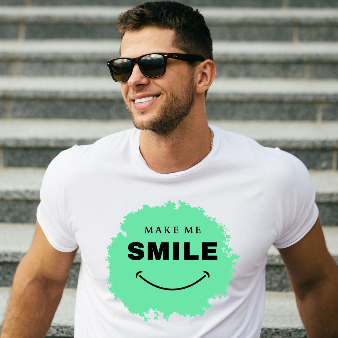 Tricou "make me smile" - Cadouri Personalizate