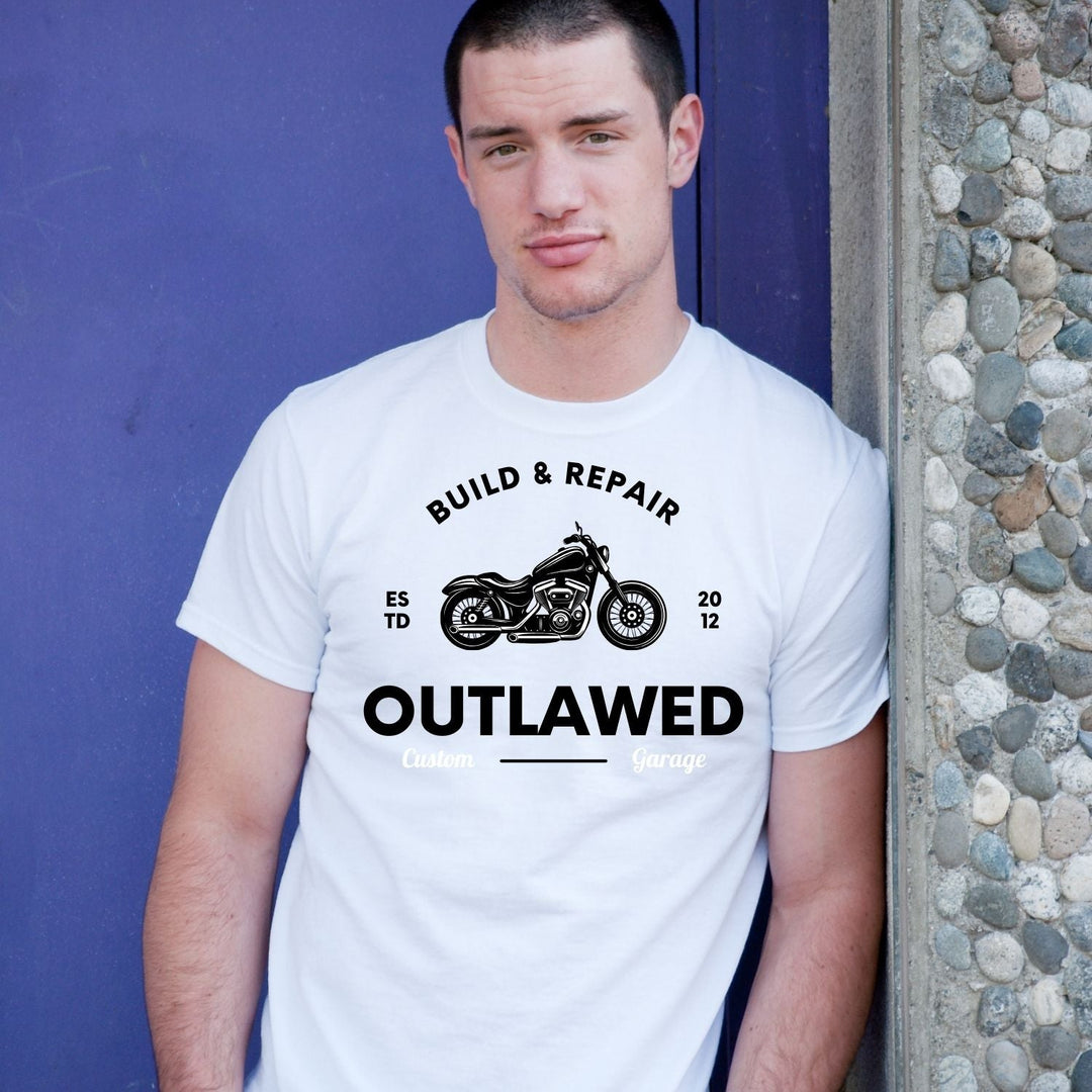 Tricou "outlawed" - Cadouri Personalizate