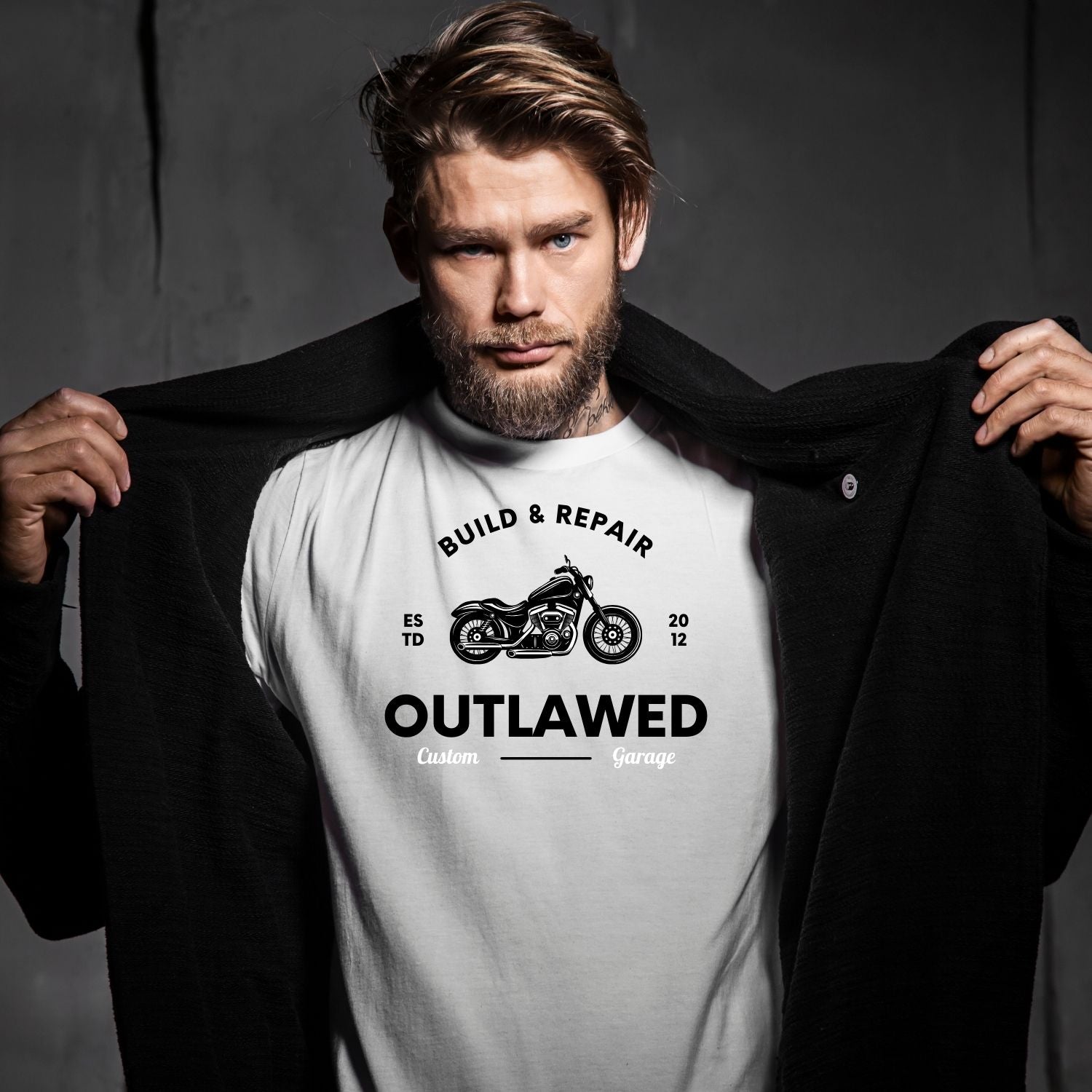 Tricou "outlawed" - Cadouri Personalizate