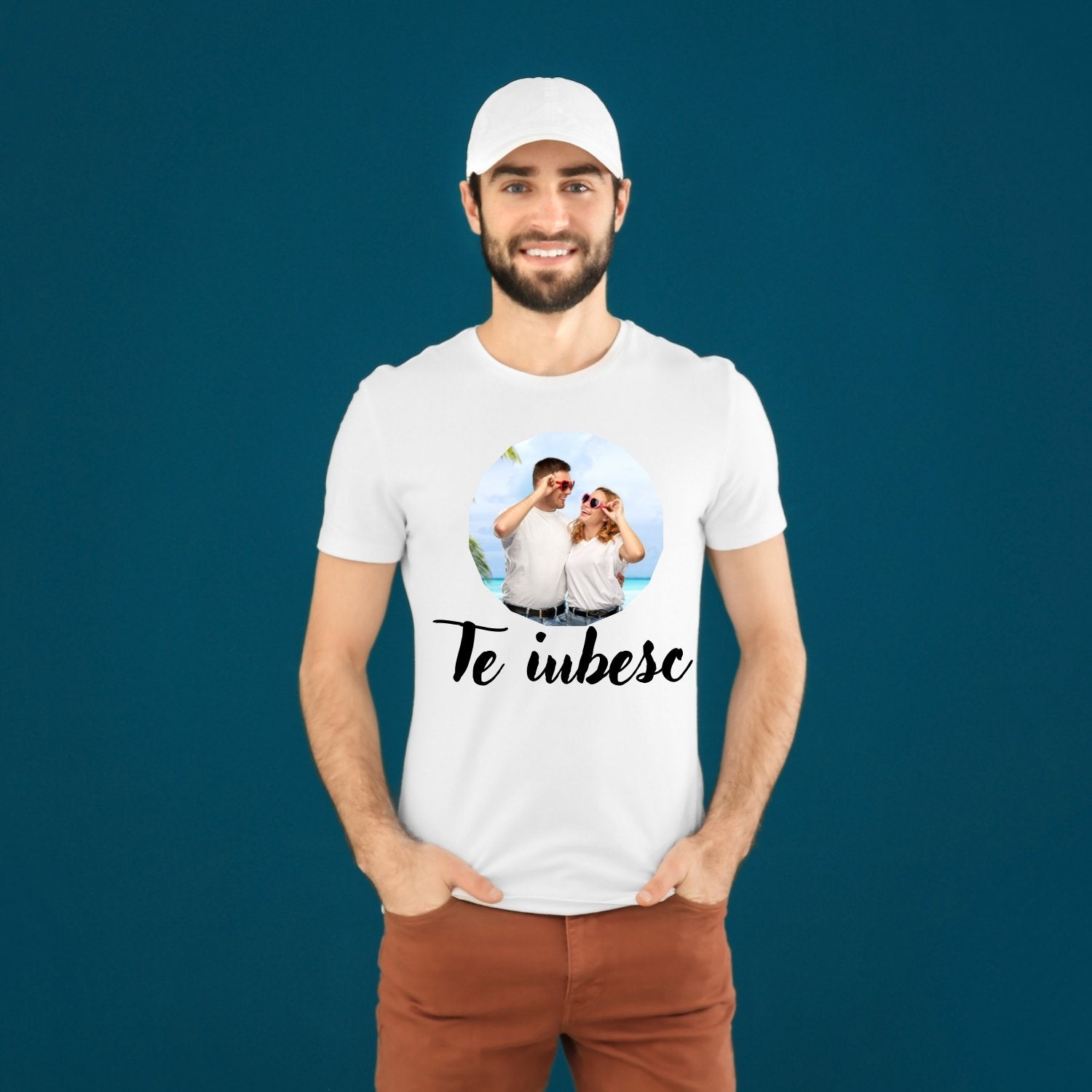 Tricou personalizat cu poză și mesaj - Cadouri Personalizate