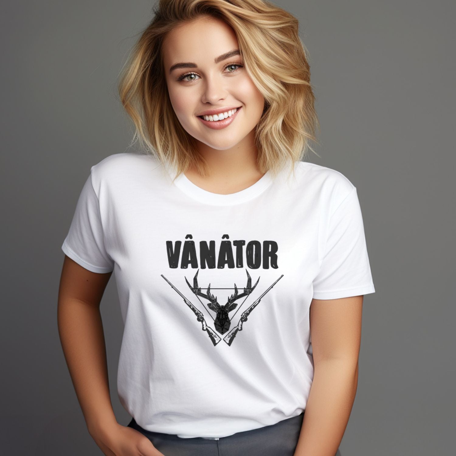 Tricou personalizat Vânător - Cadouri Personalizate