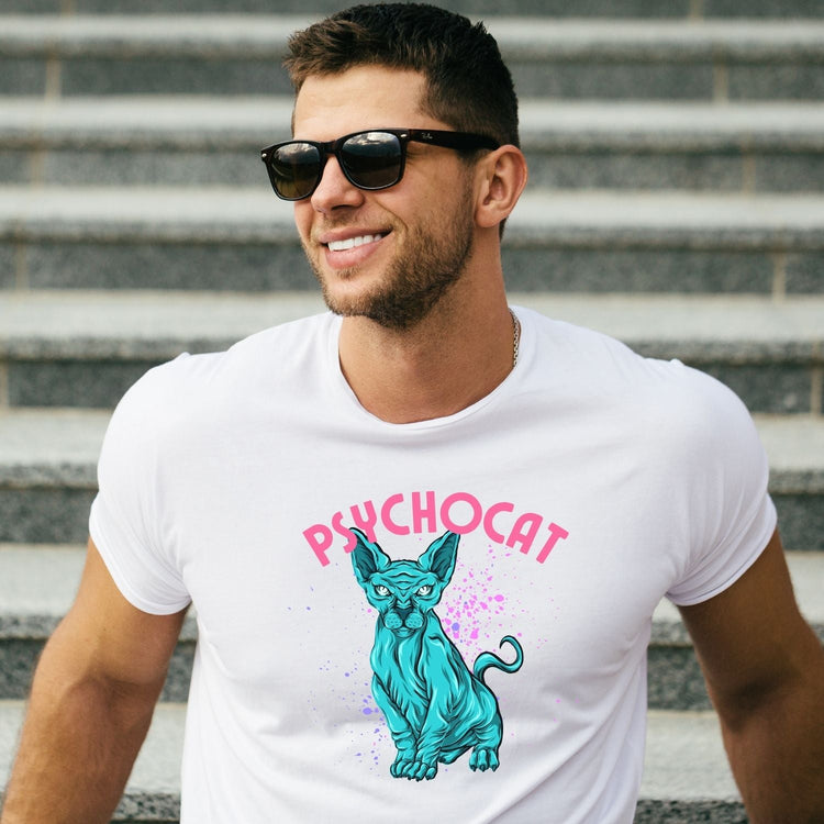 Tricou "pschyocat" - Cadouri Personalizate