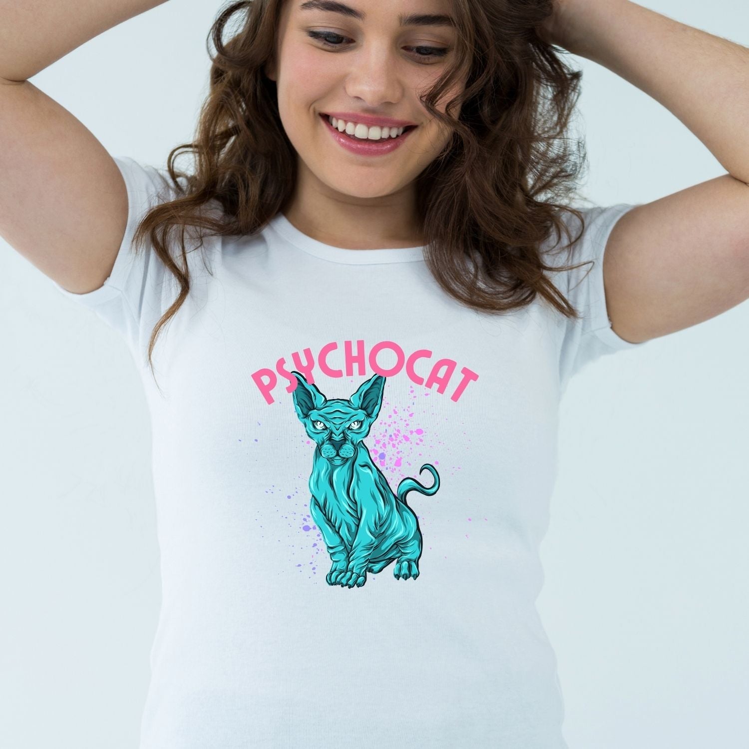 Tricou "pschyocat" - Cadouri Personalizate