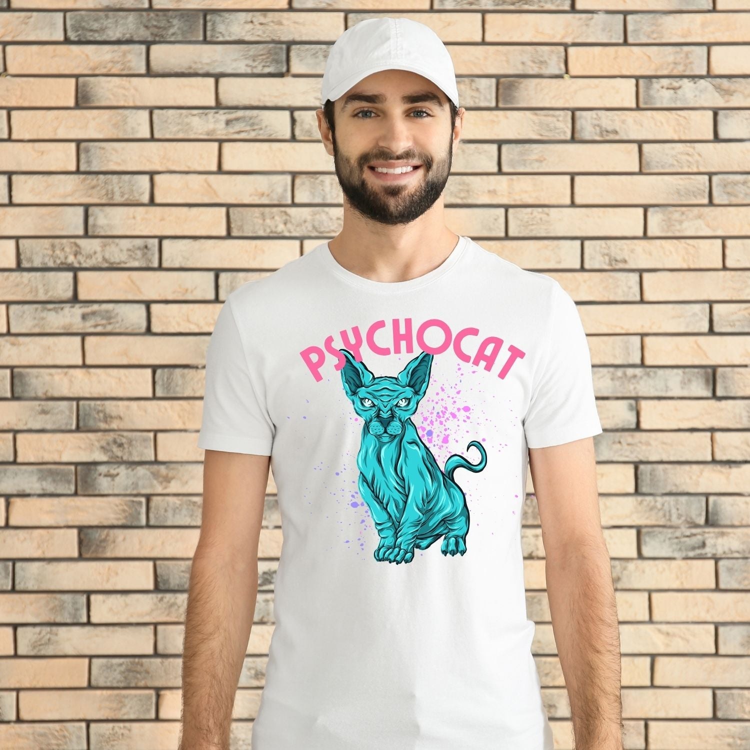 Tricou "pschyocat" - Cadouri Personalizate