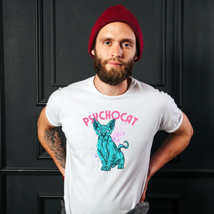 Tricou "pschyocat" - Cadouri Personalizate