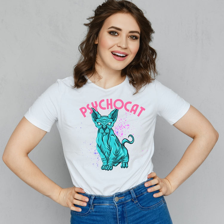 Tricou "pschyocat" - Cadouri Personalizate